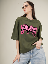 Drippy Divine Graphic | Oversized T-Shirt