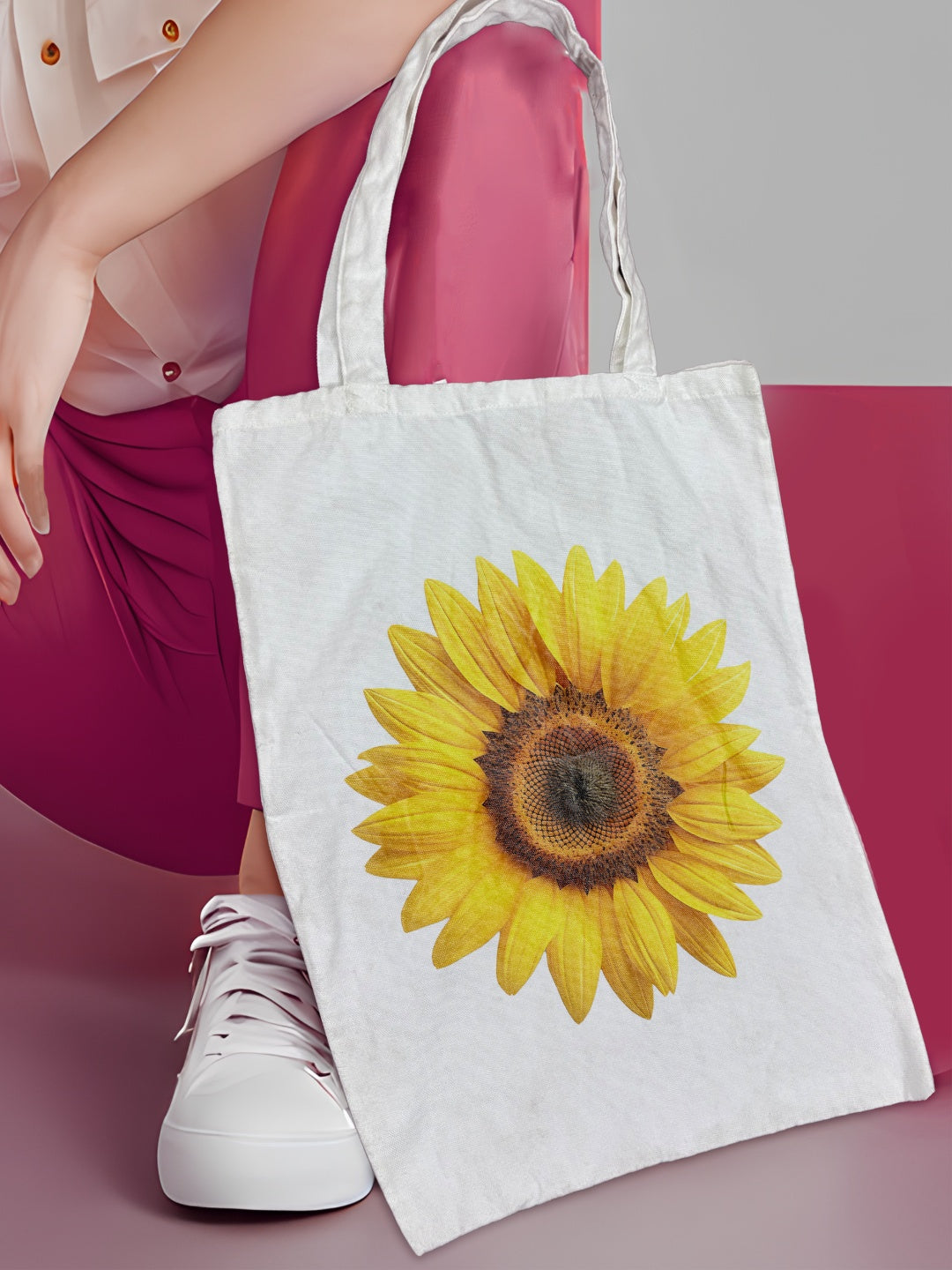 Vibrant Sunflower Blossom | Tote Bag
