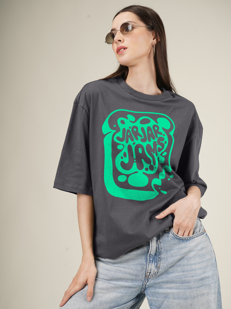 Jar Jar Jams Graphics | Oversized T-Shirt