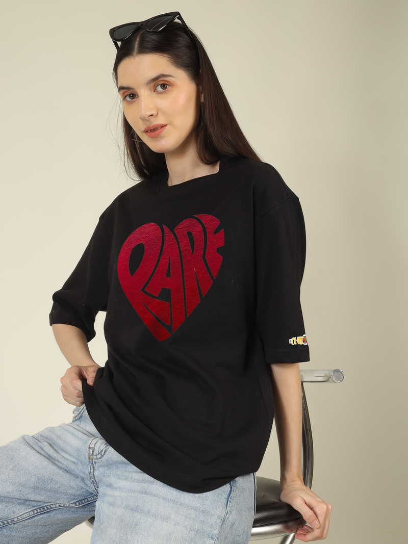 Rare love Graphics | Oversized T-Shirt
