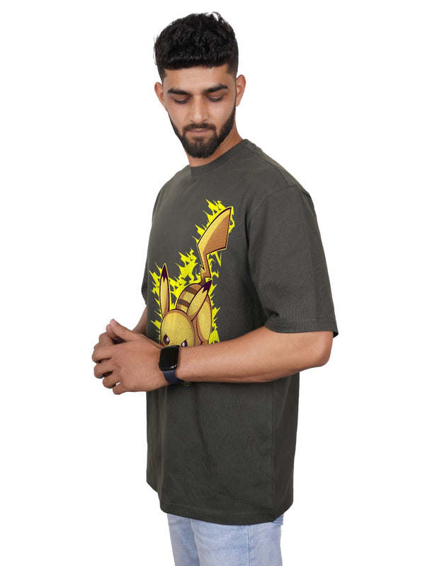 Electric Pikachu Graphic | Oversized T-Shirt