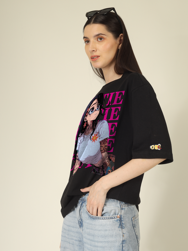Cute girl special ED Graphics | Oversized T-Shirt