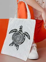 Spiral Shell Sea Turtle | Tote Bag
