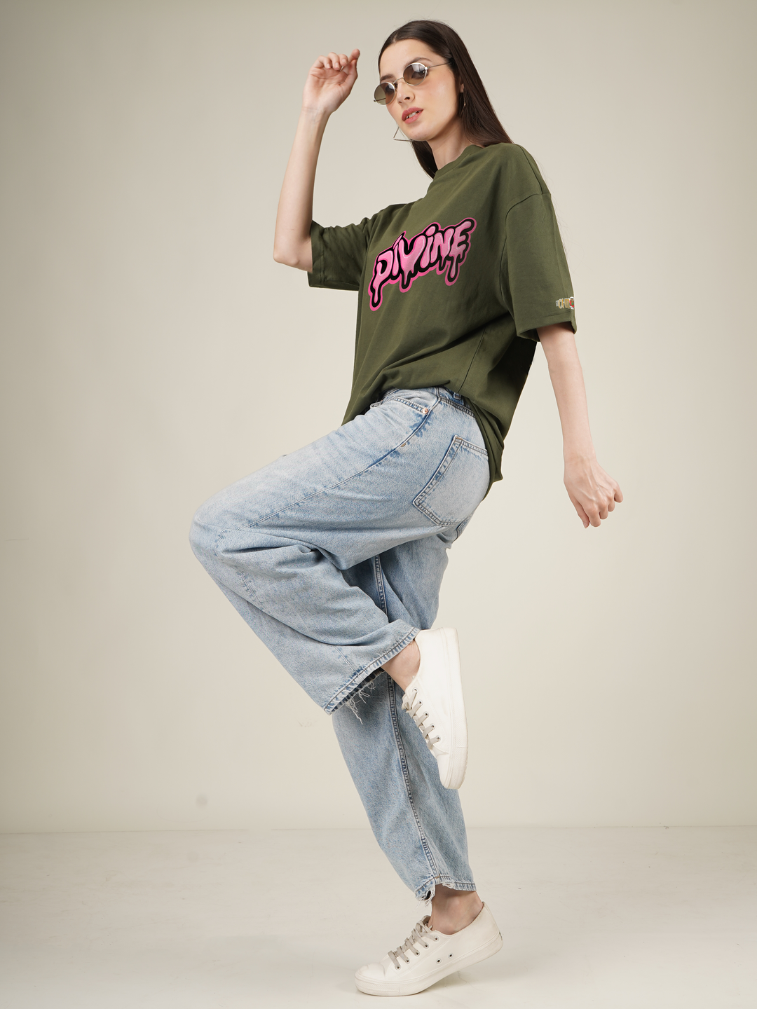 Drippy Divine Graphic | Oversized T-Shirt