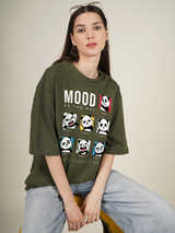 7 Days of Mood Graphic | Oversized T-Shirt