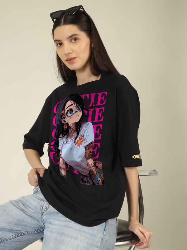 Cute girl special ED Graphics | Oversized T-Shirt