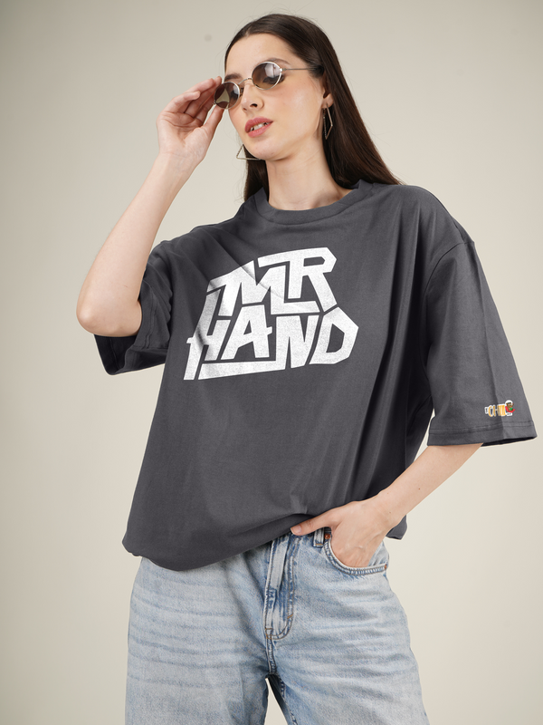 Mr Hand  Graphics | Oversized T-Shirt