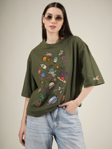 Space Junk Graphic | Oversized T-Shirt