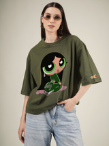 Juicy Power Girl Graphic | Oversized T-Shirt