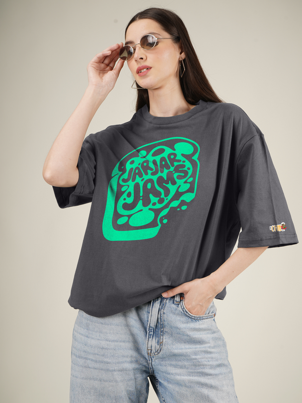Jar Jar Jams Graphics | Oversized T-Shirt
