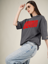 Orange or Red Graphics | Oversized T-Shirt