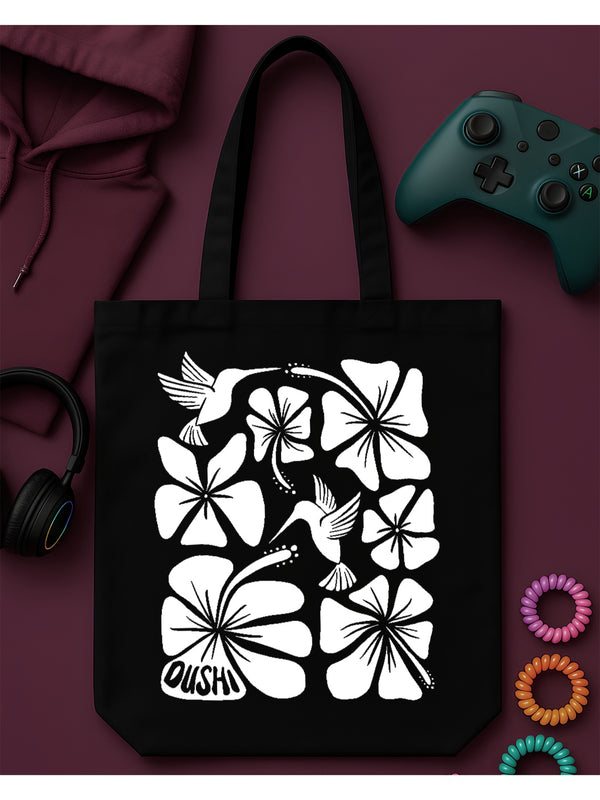 Abstract Swirl Floral | Tote Bag
