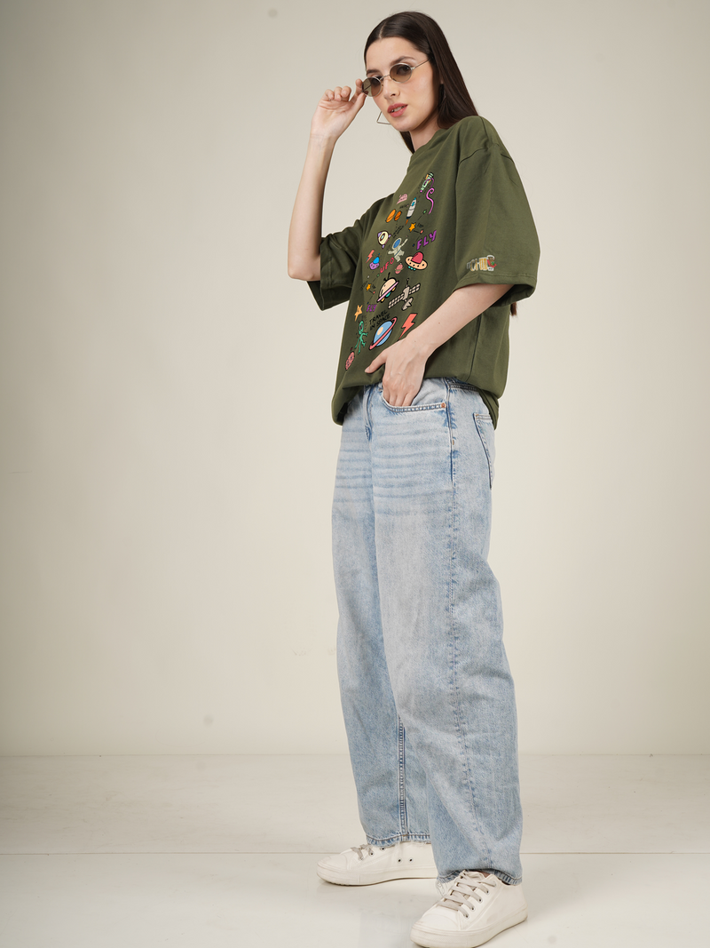Space Junk Graphic | Oversized T-Shirt