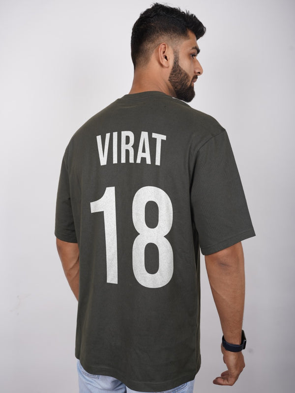 Virat 18 Graphic | Oversized T-Shirt