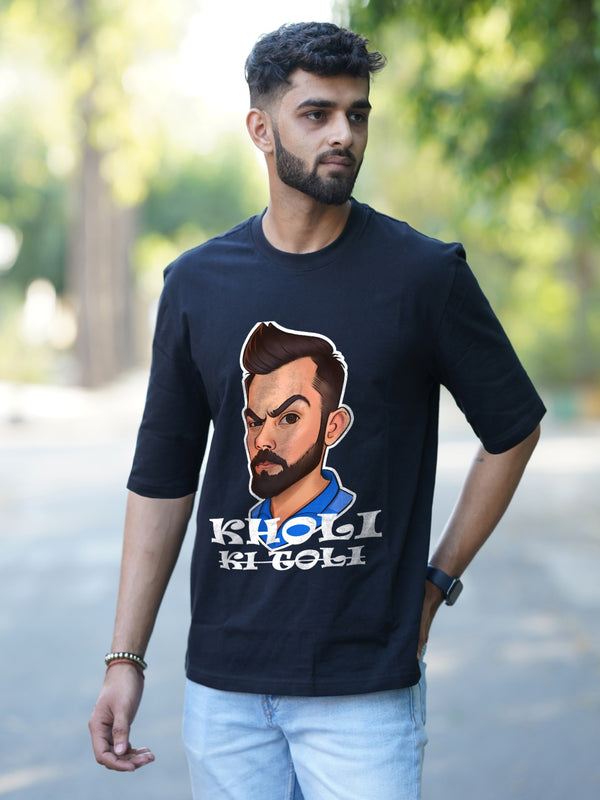Kholi Ki Toli Virat Kohli Graphic | Oversized T-Shirt