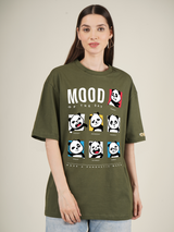7 Days of Mood Graphic | Oversized T-Shirt