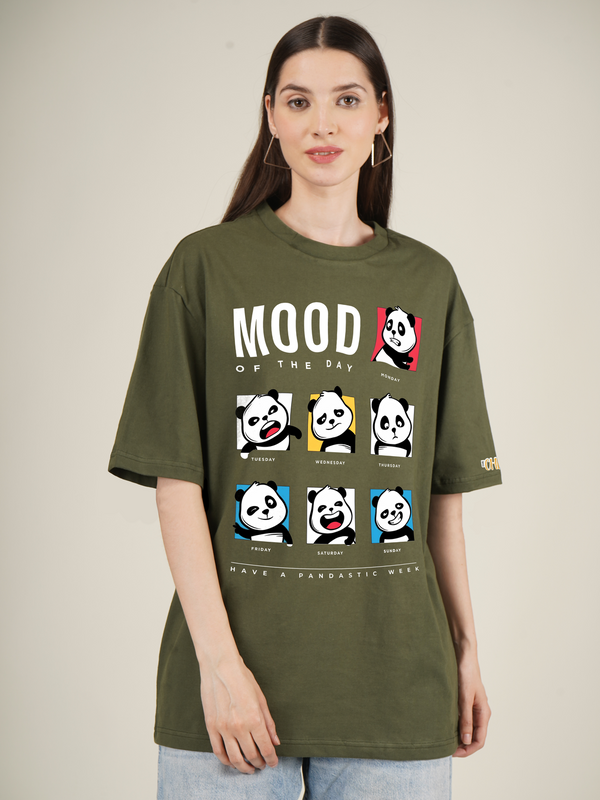 7 Days of Mood Graphic | Oversized T-Shirt