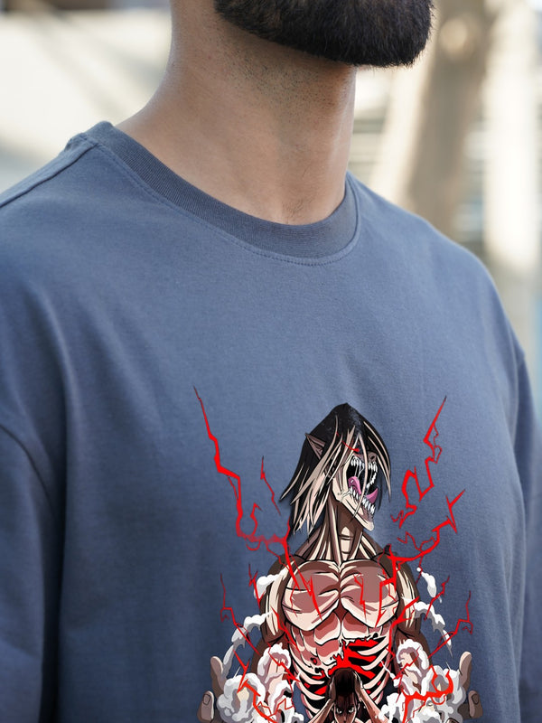 Attack Titan Rage | Oversized Graphic T-Shirt