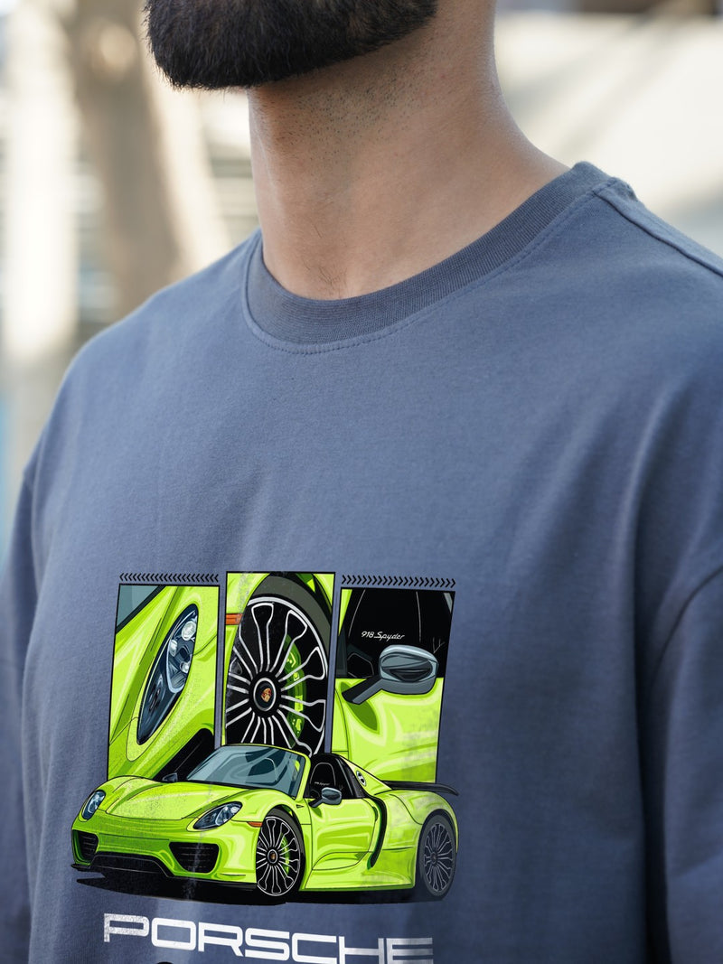 Porsche 918 Spyder | Oversized Graphic T-Shirt