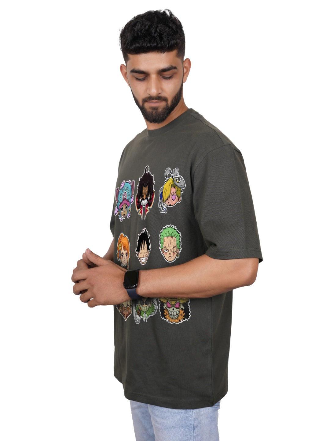 Anime Chibi Characters | Oversized T-Shirt