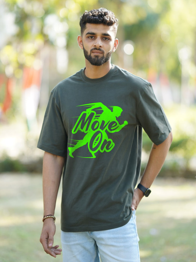 Move On Runner Graphic T-Shirt | Oversized