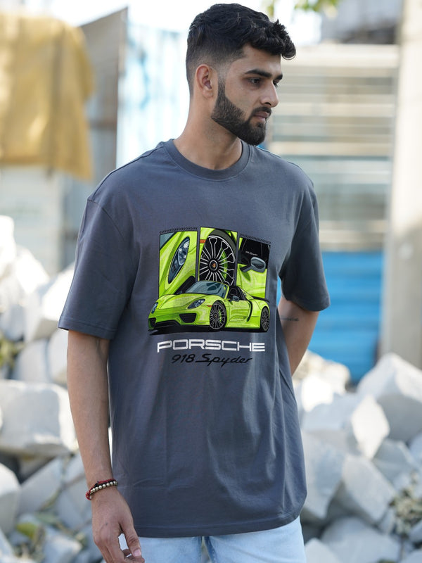 Porsche 918 Spyder | Oversized Graphic T-Shirt