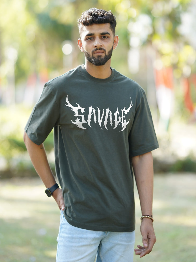 SAVAGE Graphic | Oversized T-Shirt