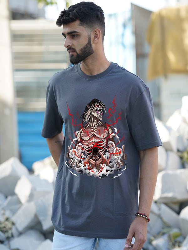 Attack Titan Rage | Oversized Graphic T-Shirt