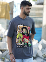 Nezuko's Demonic Charm Graphic | Oversized T-Shirt