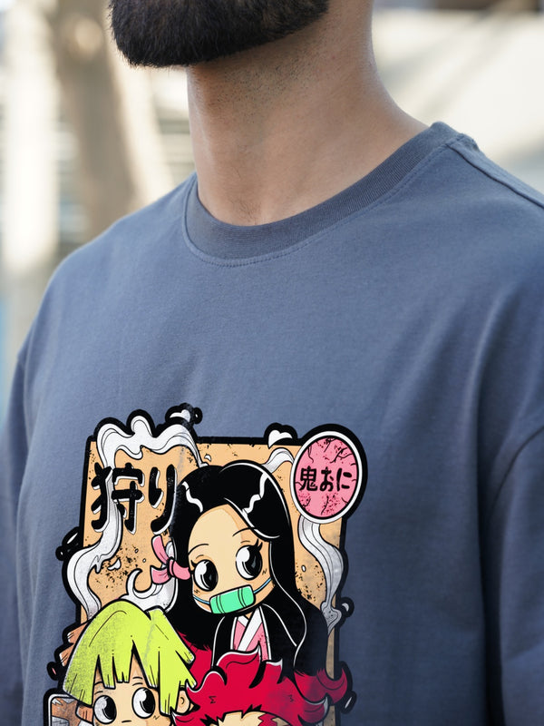 Nezuko's Demonic Charm Graphic | Oversized T-Shirt
