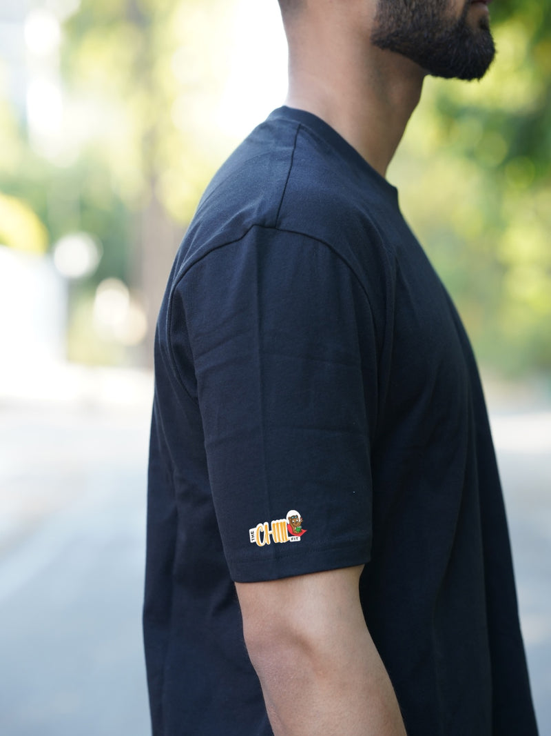 High on Cricket Fever Graphic | Oversized T-Shirt